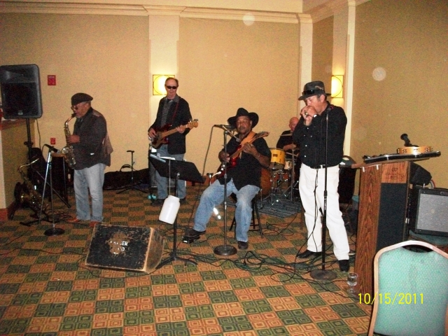 The Blueberry Jam Band performing