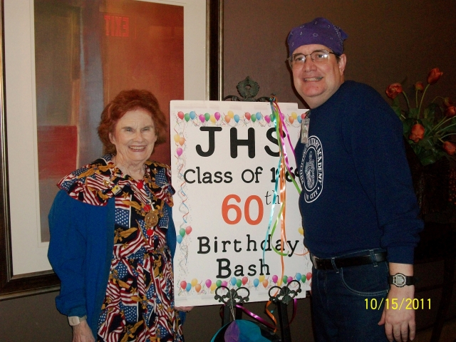 Cousin Tuny and David James at the dance