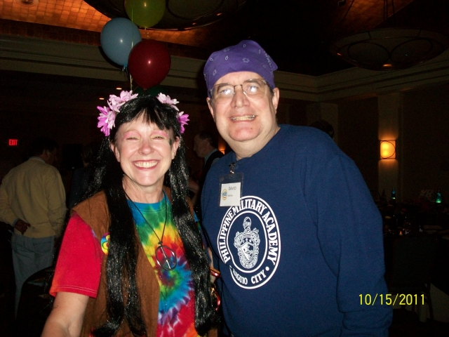 Carolyn House Fohl and David James at the Birthday Bash dinner and dance