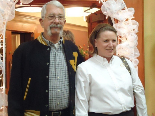 Gregg Spann and his wife, Frances at the Dinner