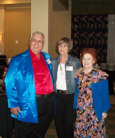 Chris Ladd, Pat Freeman Little, and Cousin Tuny at the dance