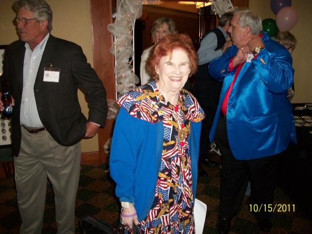 Cousin Tuny at the dance.  Sam Mingledorff, Pam Childress Cummins, and Chris Ladd in background