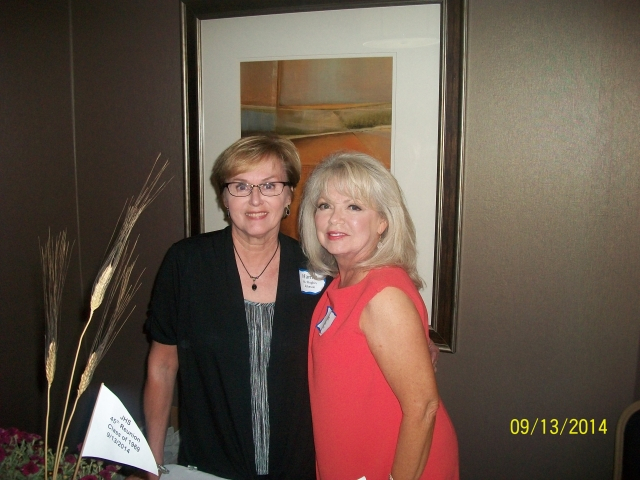 Harriet McHughes Johnson and Ann McBride McDaniel at the Dinner/Dance