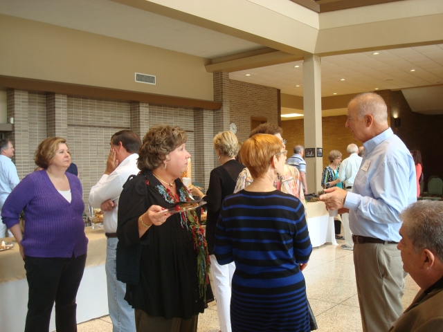 Beth Crocker, Mike Carmichael, Pat Newbill Geelan, Betsy Black, Mairs Baxter III at the Brunch