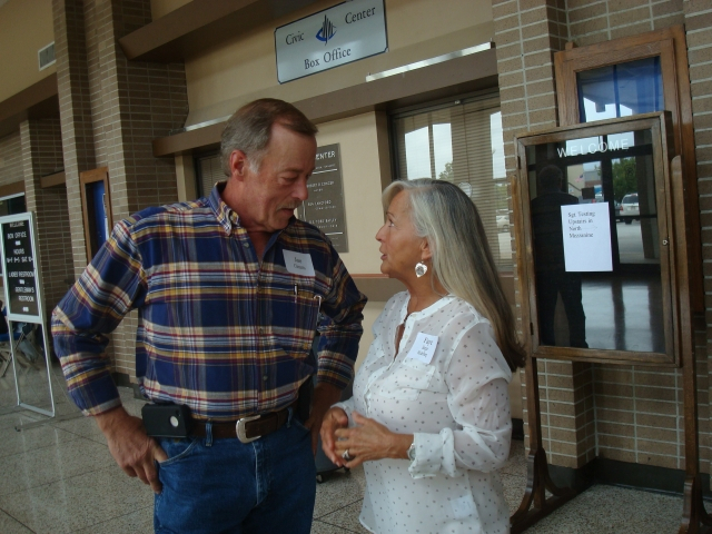 Joe Clements and Faye Barger Heidelberg at the Brunch