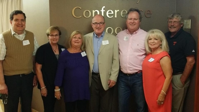 David James, Harriet McHughes Johnson, Betty Butler Roe,Steve Smith,Rob Watlington,Ann McBride McDaniel and Sammy Mingledorf 