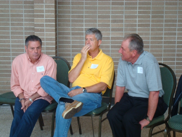 David Barnes, Mike Vinson and Bill Illing at the Brunch 