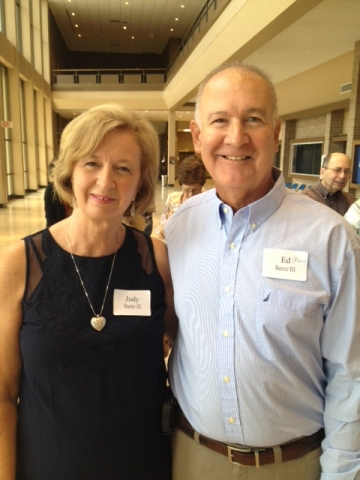 Mairs Baxter and wife Judy at the Brunch