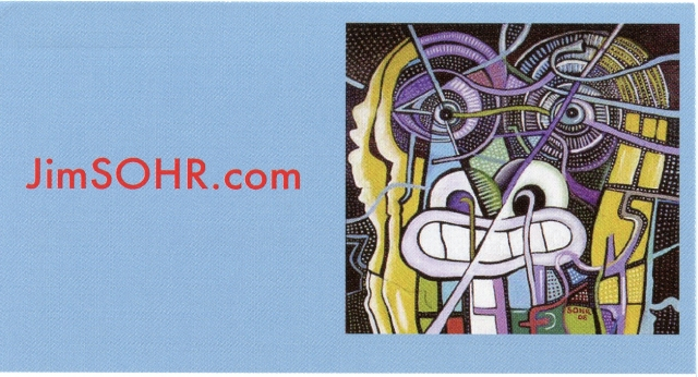 Jim Sohr artwork, and a commercial for his web site