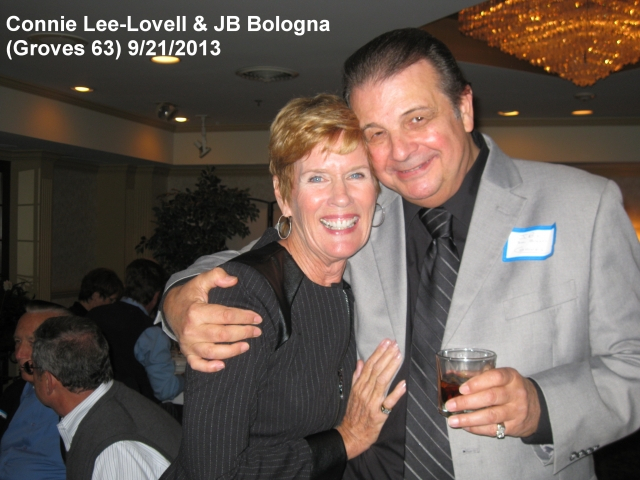 Connie (Lee) Lovell and John Bologna (aka JB)...Groves 63