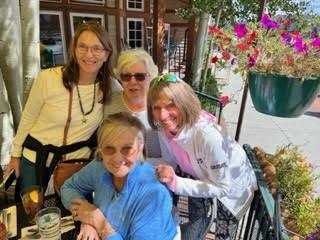 Amy Novakovich Holler, Pam Diehl Whitaker, Diane Corbetta Connolly, Kay Dwyer Rees