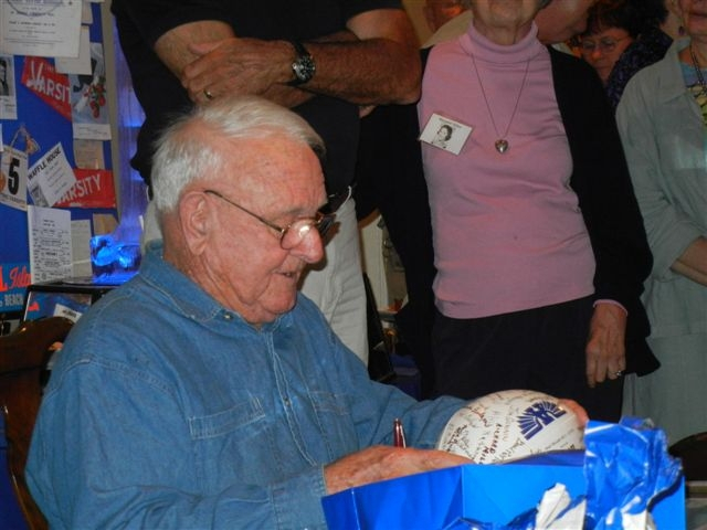 Tip Goza Presented Football