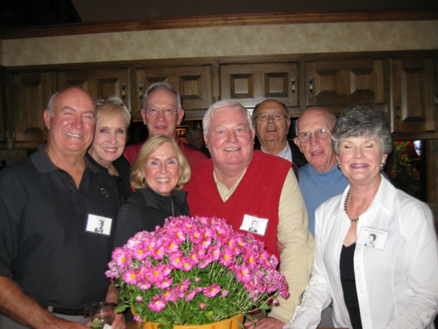 Denny Bird, Linda Ayers Knorr, Bill Dahlberg, Cheryl Bird, Ed Prtichett, Eddie Cooper, Sandy Passmore, and Gwen Giles.