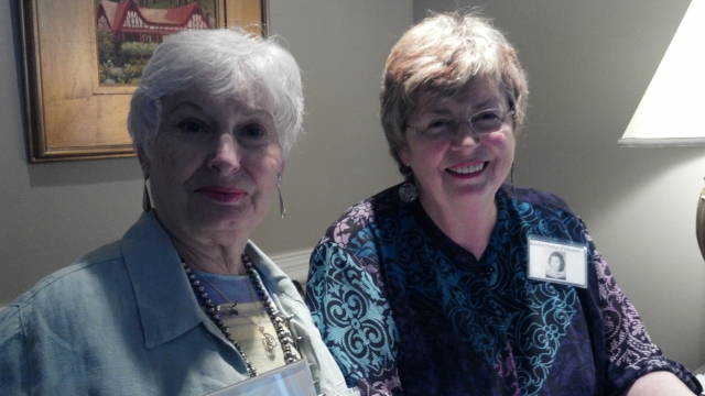 Anne Powell and Sandra Peyton
