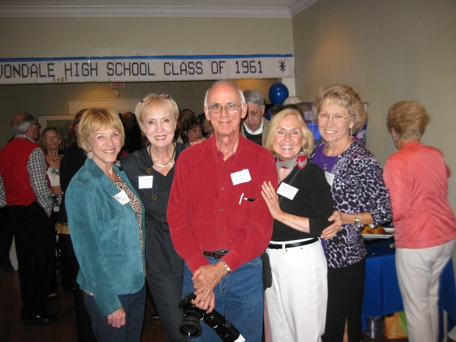 Patsy McGowen, Linda Knorr, Doug Yancy, Cheryl Bird, and Nancy Puckett