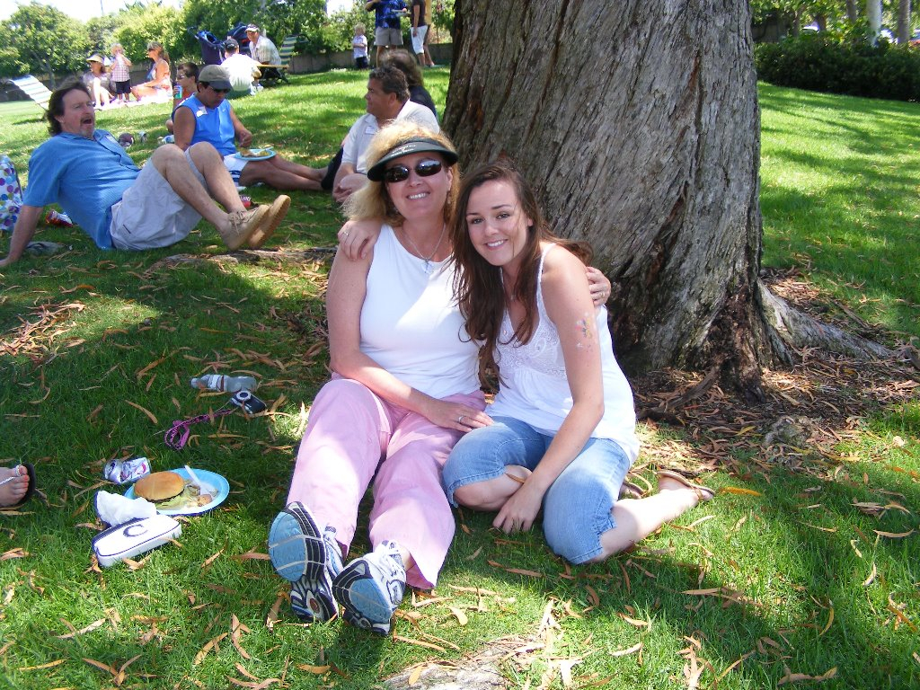 This is Franci Vittrup Callahan and her delightful daughter, Christy. Christy will be spending the coming school symester abroad in Northern Italy