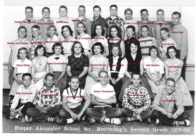 Mr. Heerschaps 7th Grade Hooper Alexander
