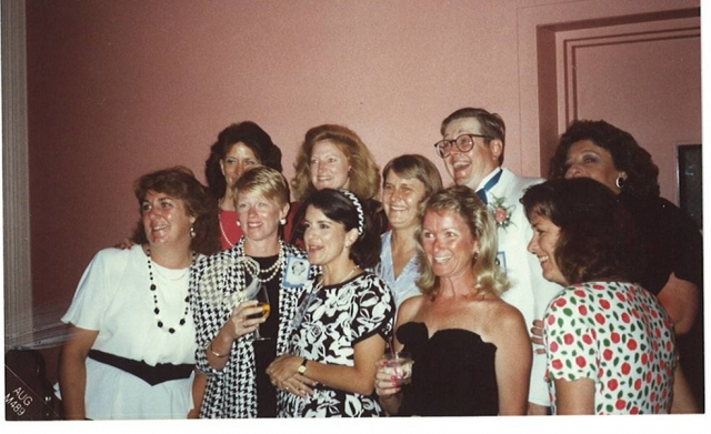 20th reunion
1st row: Pennie Page, Heidi Gerber Wolfley, Suzabbe Ferree Kent, Sandy Young, Carolyn Schreiner Calder. 2nd row: Janet martin Fisher, Jennifer Bates, Sharon Waggner, Ed Tyler , Lauren Fair
