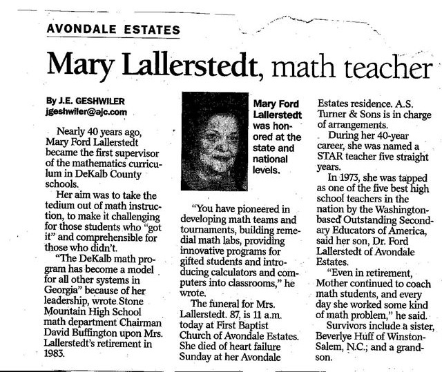 Mrs. Lallerstedt