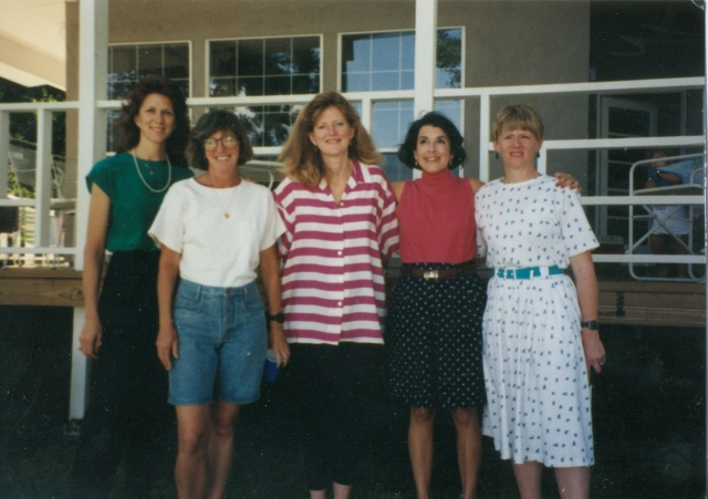 1991 Texas.. Janet Martin, Heidi Gerber, Mary Bass, Suzanne Ferree and Jenny Bates