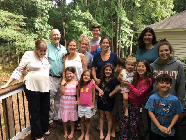 Kathryn and Larry
Daughters -Kate, Laura and Amanda Grandkids - Hannah, Jess, Hayley, AnnaGrace, James, Analeigh, Seren,Ryan, Avalynn and Sky