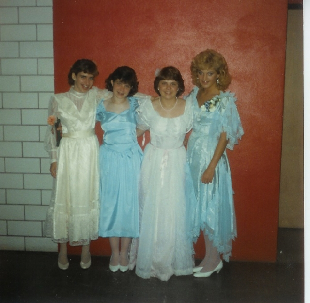 Mary, Dawn, Tammy, and Joyce - 9th Grade Day!