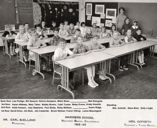 Mrs. Goforths 3rd Grade classroom
(made available by Bruce Wyman)