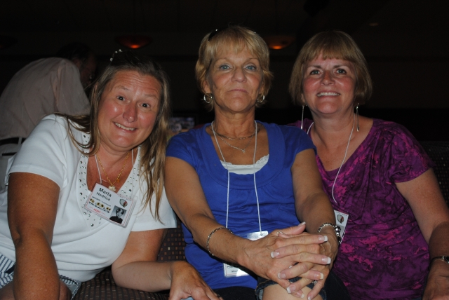 Marla (Hedrick) Moore, Debby (Pruessner) Warren, Patty ODonnell