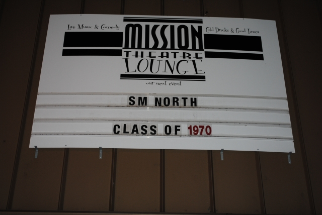 40th SMN70 Class Reunion 
Mission Lounge (Dickinson Theater) 
July 16, 2010