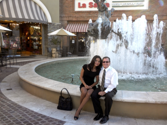 Gisele and I enjoying a day in Thousand Oaks, California. 