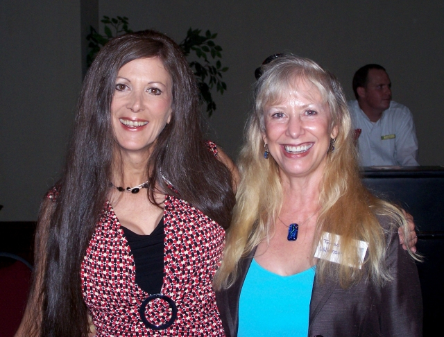 DeeAnn and Teresa. Check out DeeAnns long hair!
