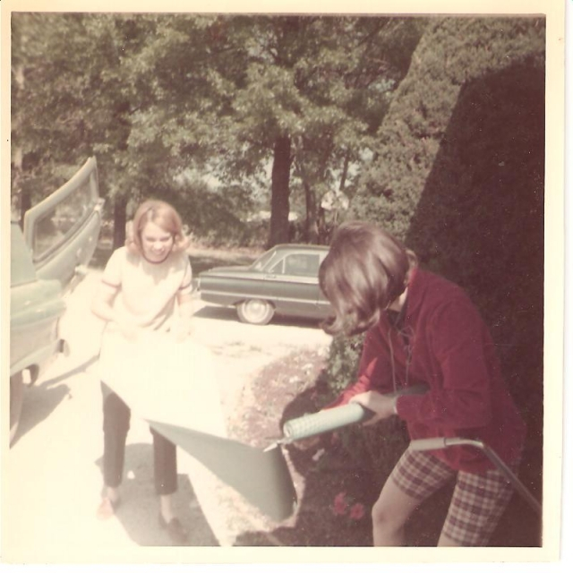 Ann and Phyllis
Wallpapering Bowling Alley Panel Truck