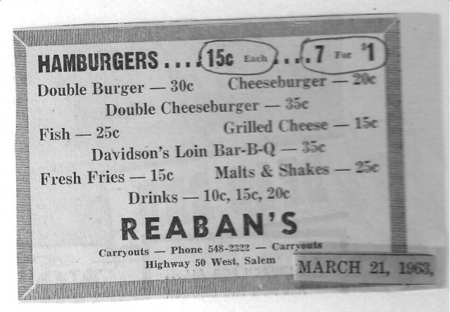 Cheap Hamburgers!