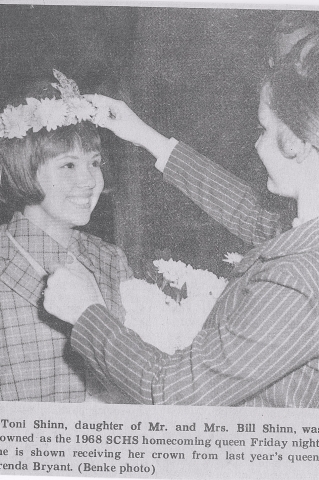 1967 Homecoming Queen: Toni Shinn Strieker