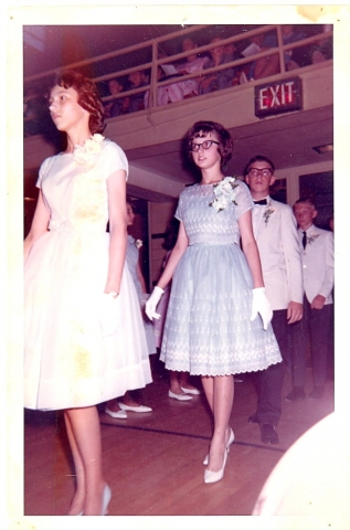 Junior High Graduation, Nancy Parish, Elaine Petrea, Gary Pickel Danny Piper