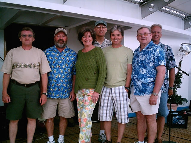 The Invaders - most from SCHS Class of 71 - Rick Chapman, Steve Mulvany, Jeannell (not in the band but I put the trip together for 100 fans), Tom Champion, Bob Turnage, John Gaston and Don Nesmith. A great band!