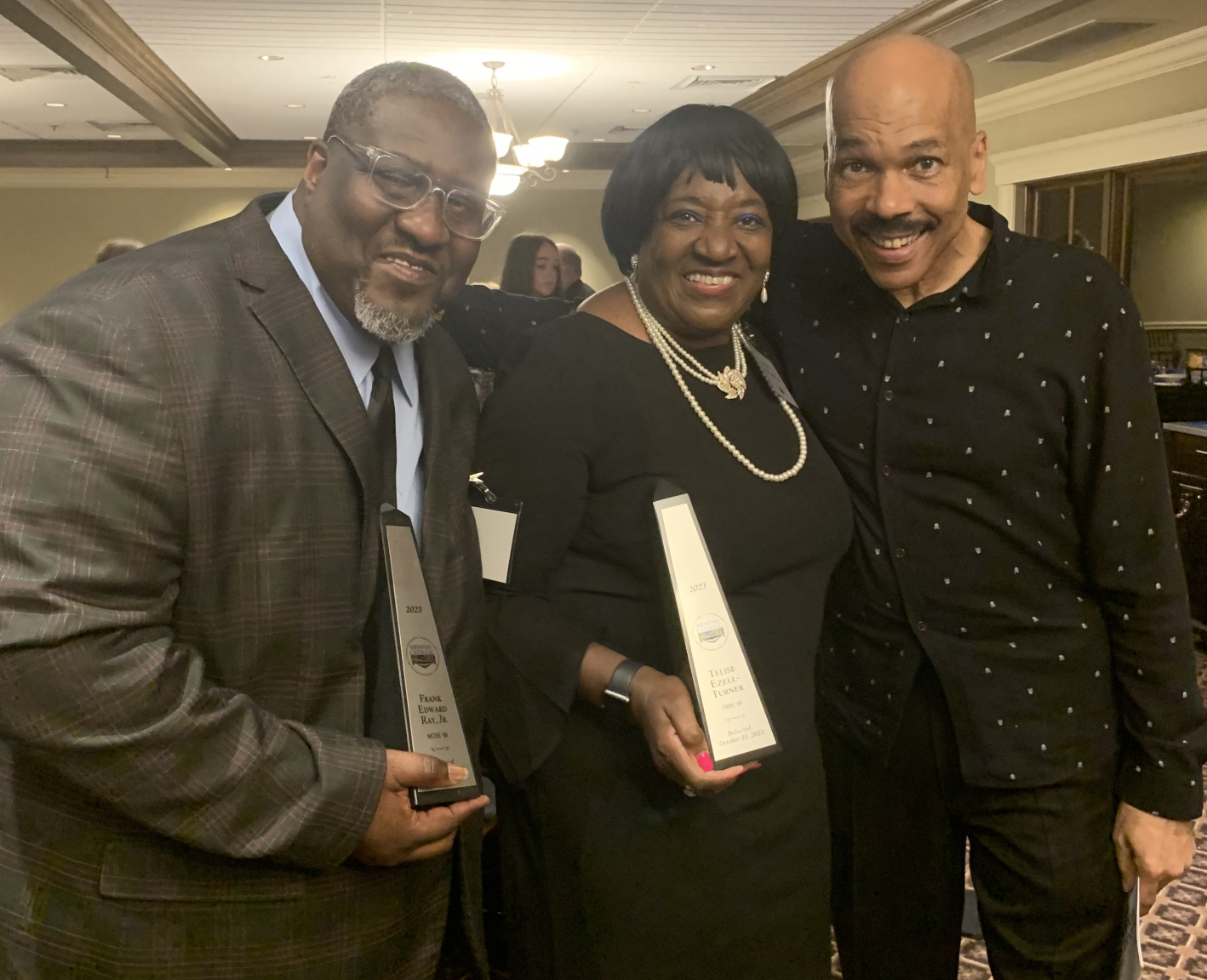 2023 Hall of Fame Awards Dinner: Memphis Catholic Hall of Fame Inductees Telise Ezell-Turner family and friends