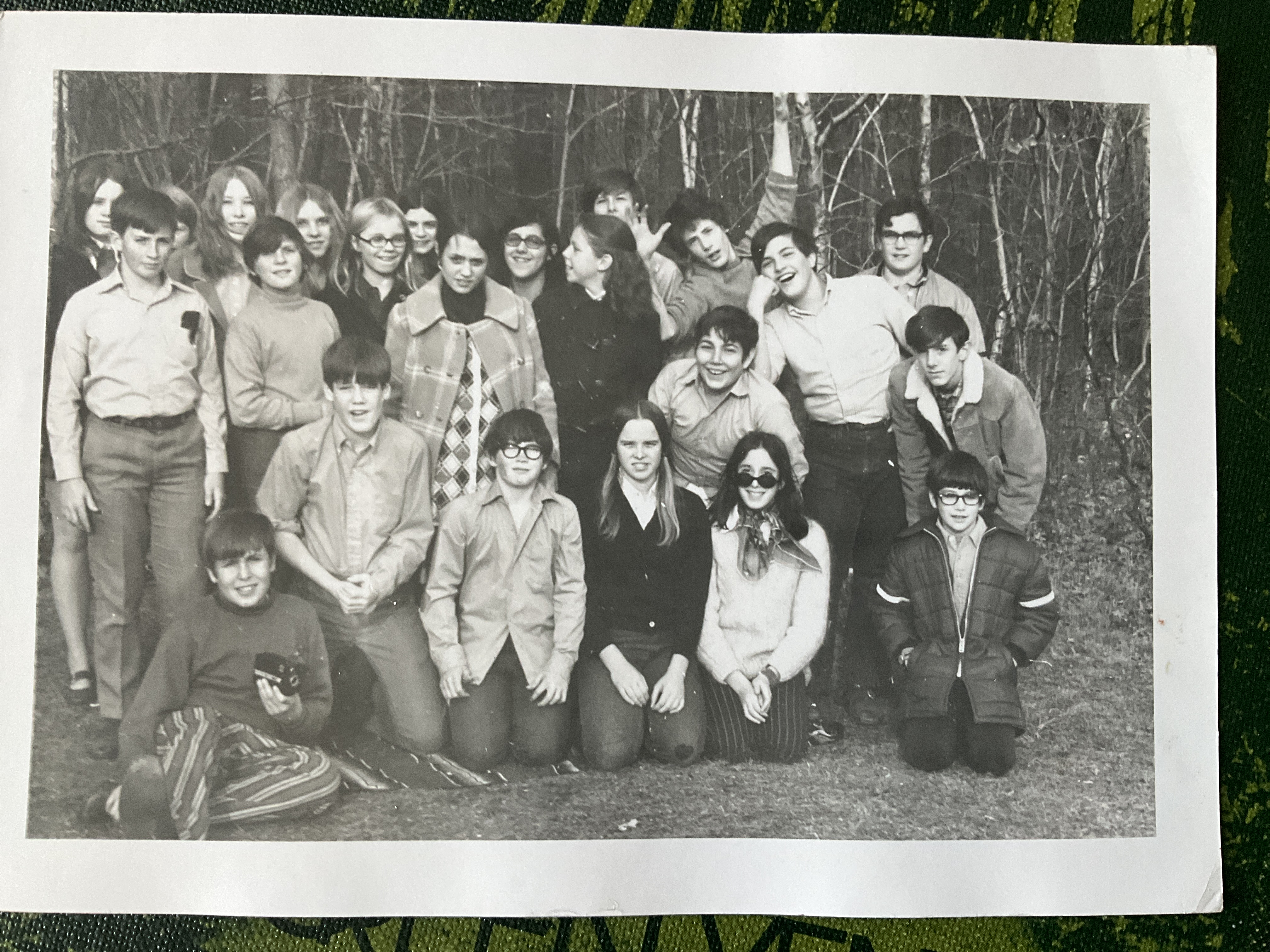Group photo from I think 6th grade Pond Plain School