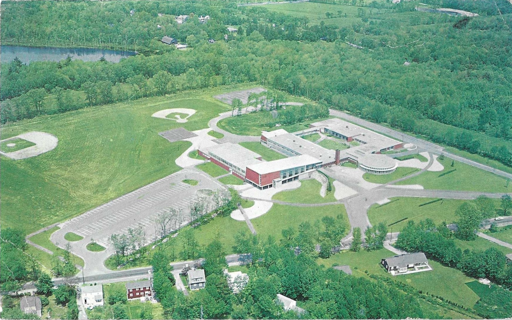 WHS Early 1960's Postcard Front View