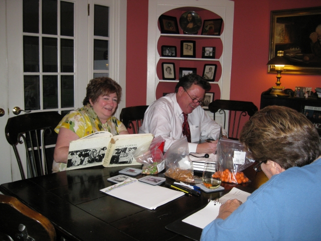The very first reunion meeting w/Judy Ramsey Snodgrass, Tommy Clarke, back of Anas head!