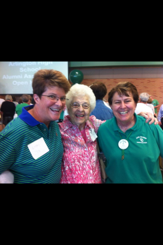 Alumni annual Open House at the AHS new cafeteria with Libby Altwegg, Sterling Workman, Ana Pettit 6.26.13
