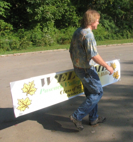 Geerd Mattheus going Banner-hangin