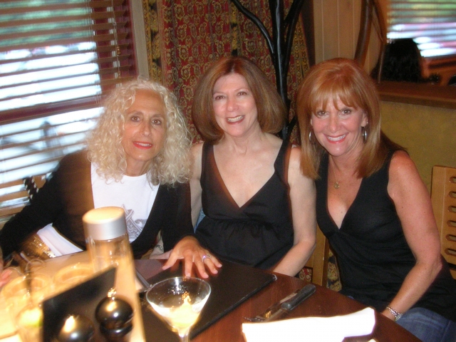 Susan Mann, Arlene Harris, Felice Young celebrating reunion weekend