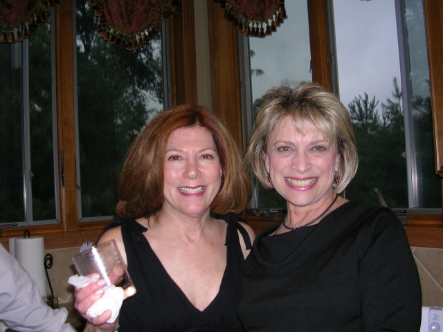 Arlene and Cynthia celebrating before reunion.
