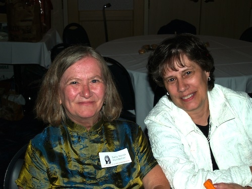 Sally Horak Hundemer and Donna Gagner Stenberg. Sally was maid of honor almost 40 years ago at Donnas wedding.
