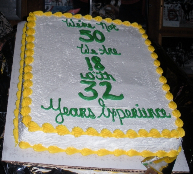 the cake
