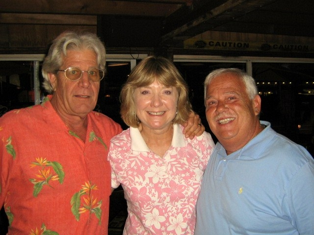 Ron Rose, Sue Caro and Jim Mallo - At Gators in St Pete Beach FL June,2009 Great Time