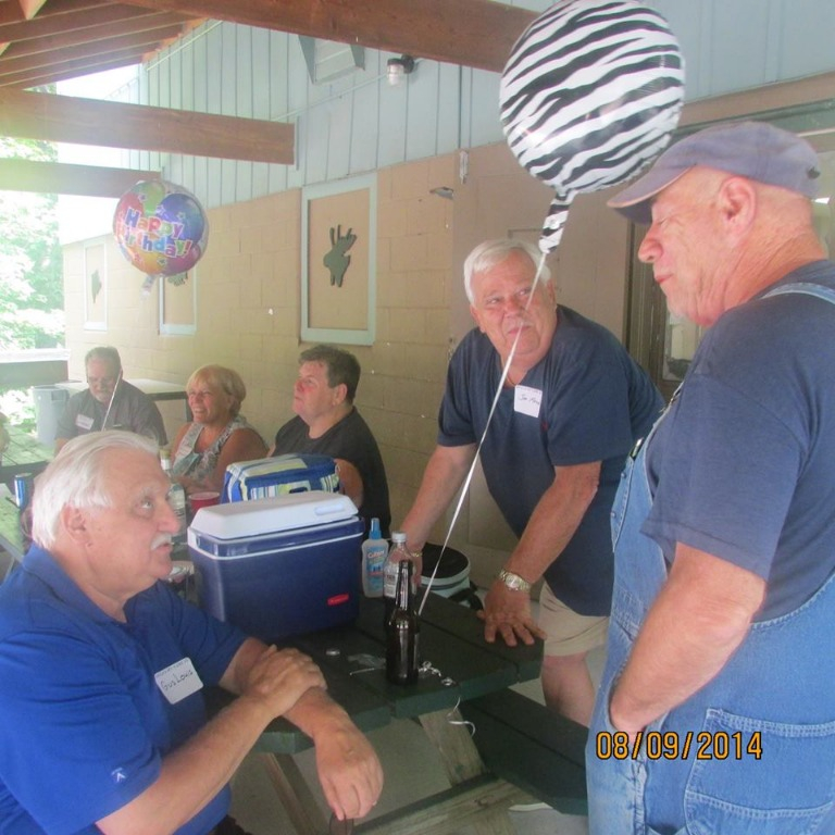 Gus, Bob Glick, Mallo, Allie and Jim Finnerty, Ron Farrar