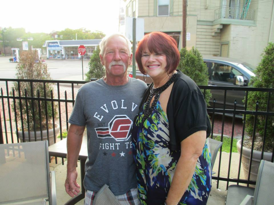 John Eshack and Shari Mosier Tarshis Alexander at Rocknes