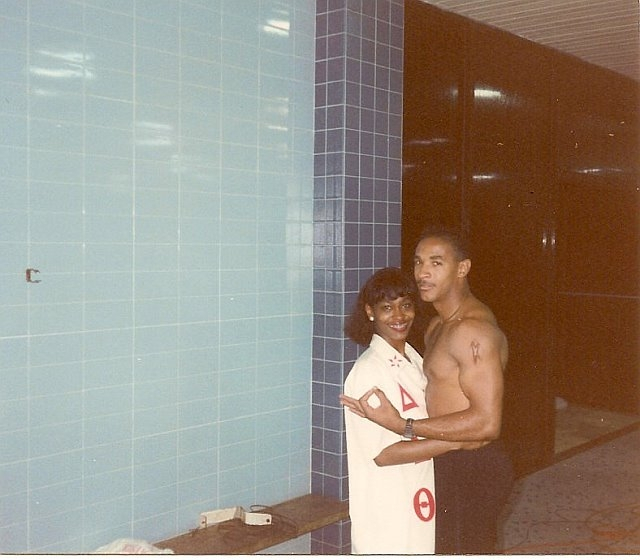 Kappa Pool Party: Lena and Jerry Harris
